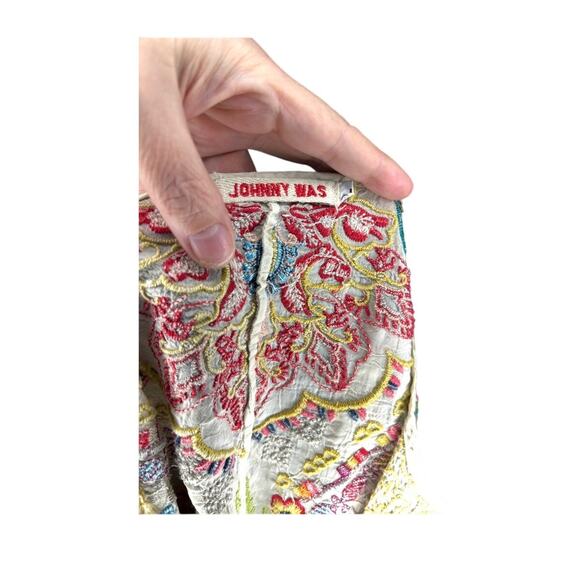 Johnny Was Embroidered Blouse - L - Picture 4 of 4